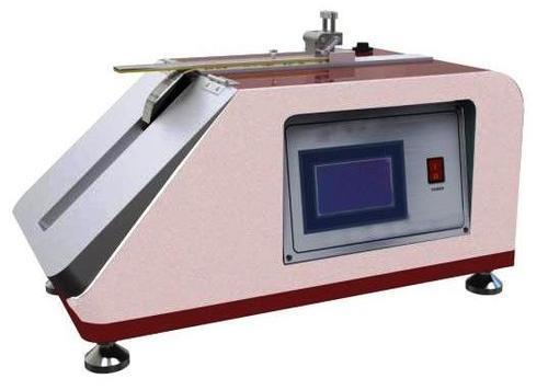 Auto Fabric Stiffness Tester - Fabric Stiffness Tester - Stiffness Tester - Bending Length Tester Application:Auto Fabric Stiffness Tester, To determining the bending height, flexural rigidity and bending modulus of fabric by simple procedures and calculation. Sample is moving and stopped when bended at set angle, the sample is moved by a motor and the bending angle is detected by the laser scanning device, the result is displayed on LED, so that ensures accurate and repeatable test results. Specifications :Tilt angle: 41. 5 º, 43°, 45°Resolution of bending length: 0.1mmWeight 18 KgDimensions 450 x 250 x 400 mm(LxWxH)
