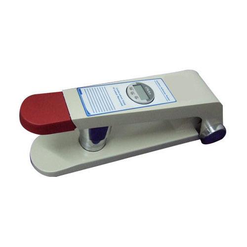 Softness Tester:Application:Softness Tester, to determine the softness of leather and coated fabrics and other soft materials. Softness tester does not need samples to be cut from leather prior to testing. This enables a quality system to be set-up between supplier and customer whenever leather softness is a priority. Analogue and digital softness tester is available.Test ProcedureDeflection of the material shilst clamped above an aperture of a known diameter is measured when subjected to a specific load applied by a pin of a smaller diameter. The deflection is read on the analogue or digital gauges.