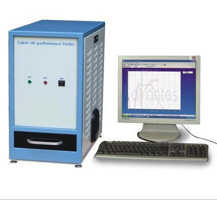 Double beam spectrophotometerApplication UV Penetration & Protection Test System, Fabric Samples are measured in a double beam spectrophotometer with an integrated sphere. The sample is scanned over the UVA and UVB regions of the spectrum and transmitted radiation is efficiently collected by the detector within the integrating sphere. The software calculates UV penetration factors and sun protection factors from the scan data. It runs on a PC under Microsoft Windows and controls the spectrophotometer, automates the measurement process and generates a printed report. PC and printer not included. Specifications Measuring range:Through rate: 0-100% ± 0.01% UPF: 0-100Wavelength range: 280 ~ 400nm ± 0.5 nmWavelength repeatability: 0.25 nmData interval: 1-5nm (adjustable)Slit width:Optic system: 0 / dLight diameter of sample: 10mm Standards AATCC 183, BS 7914, AS/NZS 4399, PREN13758, GB/T18830 Power 220 /110 V 50/60 Hz 100 W Weight 20 KgDimensions 280x500x500 mm(LxWxH)