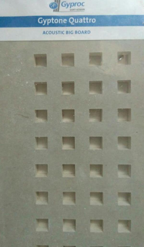 We are authorized dealers of Saint Gobain Acoustic Big Board Tile In ChennaiSaint Gobain Acoustic Big Board Ceilings Tile are one of the important elements of an interior space as they offer the maximum unobstructed view of working spaces. As a result, the ceiling is an important element of open plan office layout and defines its aesthetics. Since a ceiling has a large surface area, it plays an important role in the acoustic and thermal comfort of a space