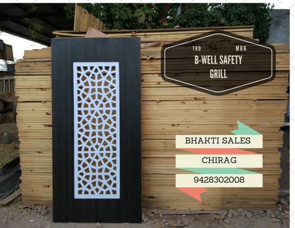 SPICE UP OF YOUR VALUABLE ENTRANCE WITH THIS ARCHITECTURAL DESIGN SAFETY DOOR.IT IS FULLY CUSTOMIZABLE . We are leading manufacturer and supplier of safety door , flush door ,Laminated  doors , designer wooden doors in Vadodara . 
