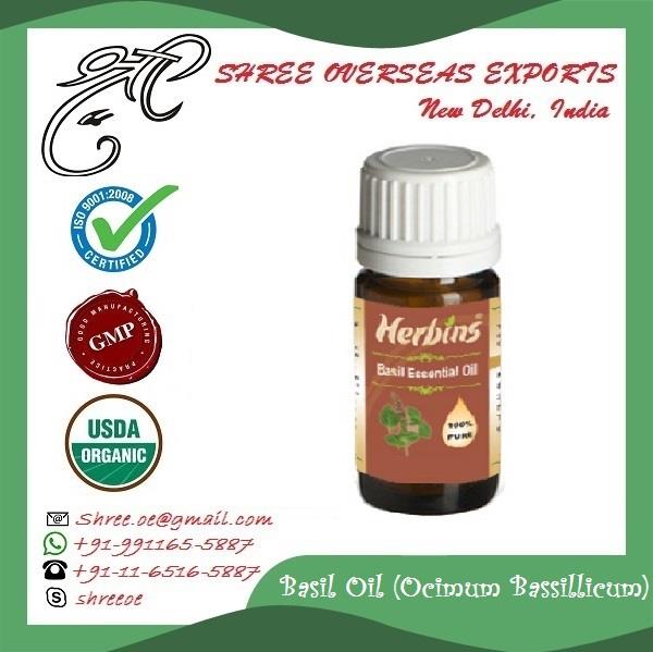 Basil Oil (Ocimum Bassillicum)