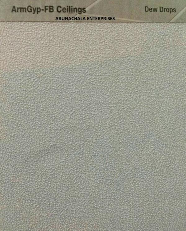 We Are Authorized Dealers Of Armstrong Armgyp  In ChennaiARMGYP DEW DROPS - 9MM THICKNESS 600X600X7MM (BENEFITS) VINYL FACEWashable metallized-polyester foil backing Vinyl covered edges. Kindly call us for more information regarding this products and best price. 