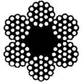 Round strand high performance wire ropes manufactured as per IS-3459 & IS-2266 standards with Test Certificate.For General Engineering6x19 (12/6/1), FMC, Ungalvanized, Galvanzied & Stainless Steel Gr. SS 304 & 316