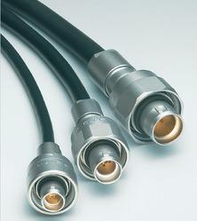 LEMO W-Series srew coupling underwater connectors with alignment key suitable for pressure upto 30 bars.Main Features:Screw coupling4 keying optionsIP686 sizesOver 9 shell stylesTemp. range -20 Deg C to 200 Deg CSolder or crimp contactsRugged housingContact Configurations:Multipole 2 to 64 contactsThermocouple 2 to 6 contactsFibre opticMulti or mixed contacts with:Co-axial 1 to 14 contactsFluidic 1 to 14 contactsFibre optic 1 to 14 contactsAdditional Information:Item Code: LEMO-W-Series