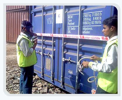 Container fumigation is the treatment of a commodity or the container itself to eliminate the risk of pests or disease from entering or leaving the country or state.WE SREE SAI BUSINESSES PROVIDE QUALITY FUMIGATION PROCESS