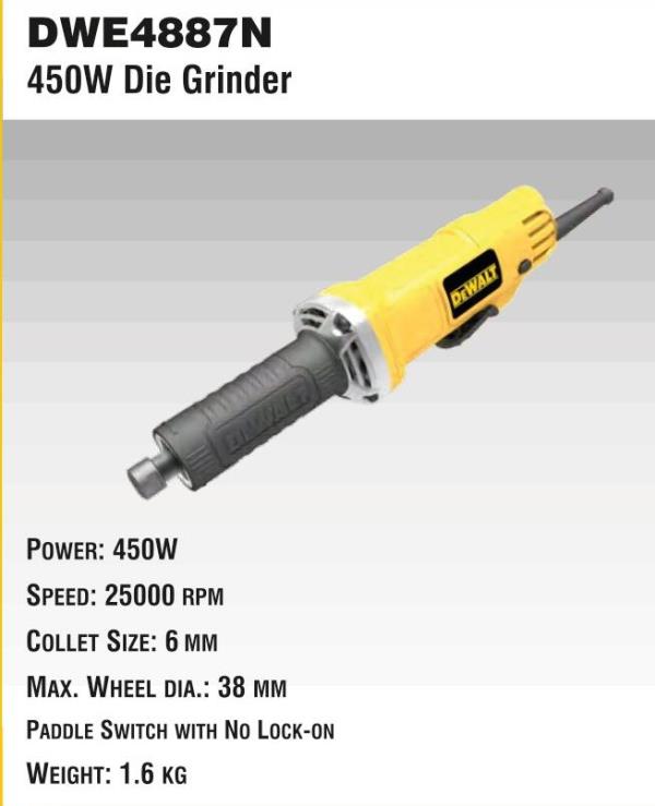 DWE4887N450 W Die Grinder