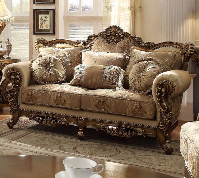 Wooden sofa set tek wood 3+1 +1 with santer tebal size 3 fet 2 fet only ready to order no i stock antique taip sofa set