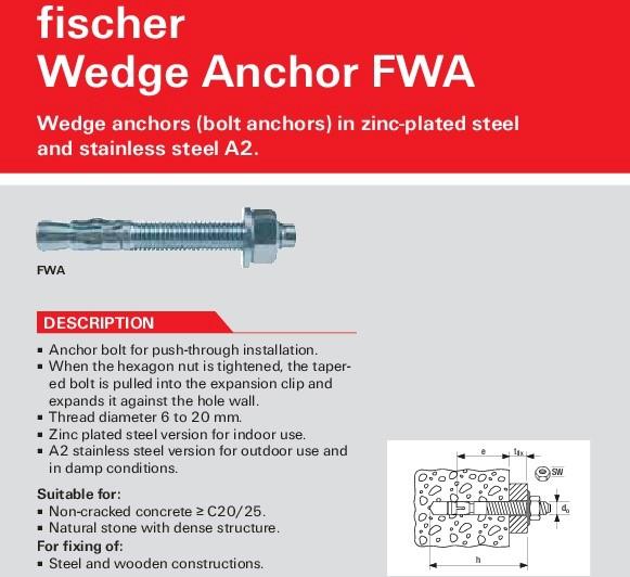 Fischer Sleev Anchor FSL with Red Ring PIONEER INTERNATIONAL