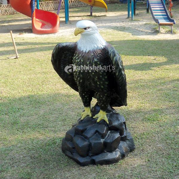 Fiber Eagle StatueSize - 4 feet 6 inchesMaterial: Made of high grade Fiber/FRP material. Application : Amusement park, Banquets, Resorts, Park, shopping malls, supermarkets or restaurants, school, residential communities, kindergartens, and other kinds of amusement application. Call : +91 9432170021, +91 9433549439 Mail : abhishekartskolkata@gmail.com We also make fiber duck statue, FRP deer statue, fiberglass beer sculpture, camel statue, FRP crocodile statue, fiberglass cow statue, Zebra, Giraffe statue, Horse statue, fiber kangaroo statue, Fiberglass Tiger Statue, Monkey statue, Leopard statue, Owl Sculpture, Eagle statue, Bird statue, Fiber Elephant statue, Rabbit statue, Rhino statue, fiber peacock statue, fiber lion statue, FRP Dinosaur statue, fiber sheep statue for park.We work as per drawing, image, photo.