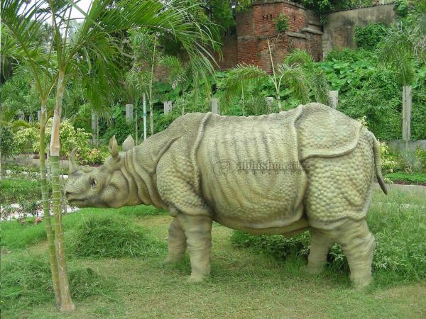 Rhino Statue Size - 6 feet Material: Made of high grade Fiber/FRP material. Application : Amusement park, Banquets, Resorts, Park, shopping malls, supermarkets or restaurants, school, residential communities, kindergartens, and other kinds of amusement application. Call : +91 9432170021, +91 9433549439 Mail : abhishekartskolkata@gmail.com We also make fiber duck statue, FRP deer statue, fiberglass beer sculpture, camel statue, FRP crocodile statue, fiberglass cow statue, Zebra, Giraffe statue, Horse statue, fiber kangaroo statue, Fiberglass Tiger Statue, Monkey statue, Leopard statue, Owl Sculpture, Eagle statue, Bird statue, Fiber Elephant statue, Rabbit statue, Rhino statue, fiber peacock statue, fiber lion statue, FRP Dinosaur statue, fiber sheep statue for park.
