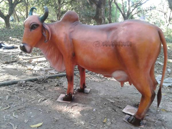 Fiber Cow Statue Size - 5 feet x 6 feet Material: Made of high grade Fiber/FRP material. Application : Amusement park, Banquets, Resorts, Park, shopping malls, supermarkets or restaurants, school, residential communities, kindergartens, and other kinds of amusement application. Call : +91 9432170021, +91 9433549439 Mail : abhishekartskolkata@gmail.com We also make fiber duck statue, FRP deer statue, fiberglass beer sculpture, camel statue, FRP crocodile statue, fiberglass cow statue, Zebra, Giraffe statue, Horse statue, fiber kangaroo statue, Fiberglass Tiger Statue, Monkey statue, Leopard statue, Owl Sculpture, Eagle statue, Bird statue, Fiber Elephant statue, Rabbit statue, Rhino statue, fiber peacock statue, fiber lion statue, FRP Dinosaur statue, fiber sheep statue for park.