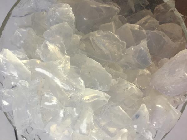 White Silica gel is semi-transparent glassy crystals used as moisture absorbent. It also known as Non Indicating type Silica gel. The beauty of silica gel is the physical adsorption of water vapors into its internal pores. There is no chemical reaction, no by products or side effects. Even when saturated with water vapors, silica gel still has the appearance of a dry product, its shape unchanged. Its work and requires replacement or regeneration. In fact, it is mainly used as dehumidification and moisture absorption in sealed vessel.