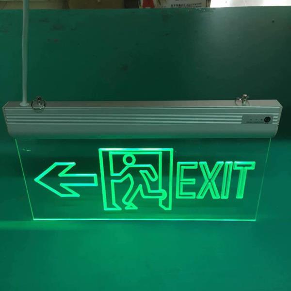 LED EXIT SIGN BOARD WITH BATTERY BACKUPCEILING MOUNTED