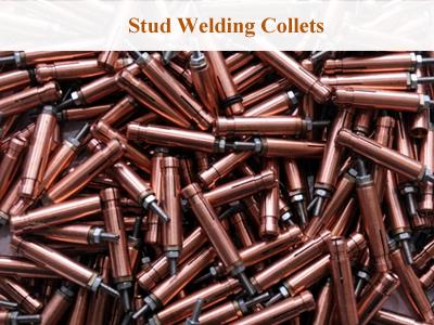 Our product range also comprises of Welding Studs, Industrial Drawn Arc Studs and Tapped Studs.Our range of Stud Welding Collets is manufactured using copper alloy collet that is used for CD Welding. These are available in various sizes such as M3, M4, M5, M6, M8, & M10 and in the length 40 mm upto 300 mm. Stud Welding Collets are used as consumables for Capacitor Discharge Stud Welding Systems and others.