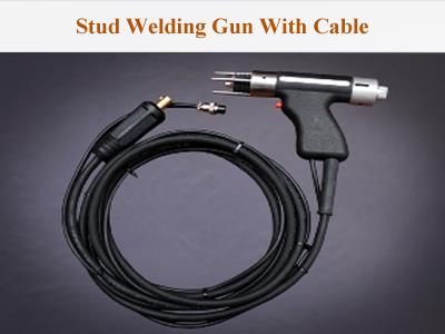 We are the manufacturers and suppliers of Stud Welding Gun With Cable. Stud Welding Gun With Cable is used to weld the stud. It is connected to stud welding machine