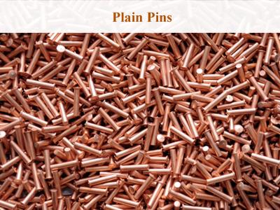 We provide our clients with high quality and efficient Insulation Plain Pins And Nails that is manufactured in compliance with EN ISO 13918:1998 standard.These are mild steel copper coated and are fabricated using mild steel or stainless steel. We offer these in 100mm long with disc washers and can be customized as required by our clients.
