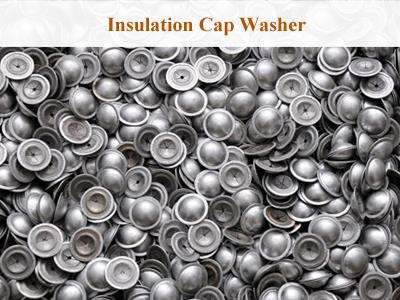 We are the manufacturers and suppliers of Insulation Cap Washer.Insulation Cap Washer is made of Aluminium and SS combination. Insulation Cap Washer is used for insulation nail to be pressed.