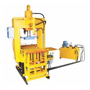 Vibro with High Pressure Paver Block MachineMaximum Pressure Tonnage : 70 & 90Power Required : 6 H.P.Manufacturing Capacity : Paver Block 40 mm to 100 mmKerb Stone 450 mm x 300 mm x 150 mmRailway Crossing Paver & Container Yard PaverOil Tank Capacity : 210 Litres* Uniform pressurized system with auto stop.* Trolley System - Mould moves/operates through Trolley.* Superior vibration & pressing system for max. compaction and strength.Technical InformationPiston is Hard ChromeWiper on Cylinder topAt a time, 4 workers can workFor removing of Ring, Facility of Hydraulic Stand is availableIt can also Manufacture Chequered Tiles, Elevation Wall Tiles, Cable TilesPaver made will have shining smooth finishPavers mfgd. from our Paver Machine are fitted in Petrol (Fuel) Pump, Railway Plateform, Air Port, Swimming Pool, Garden Resort, General Public Parking Place, Industrial Parking Place, Railway Crossing & Container YardPaver Machine facilitate Mfg. of Paver pc. in two colours : bottom in grey cement material and top pc. (thickness 10 mm) as required/selected by customer. This help cost efficiency of paver