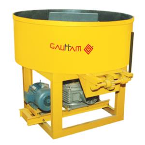 To Mix the Raw MaterialsCapacity : 150 kg to 500 kg / BatchPower (Motor) : 5 H.P. to 10 H.P.Manufacturing : Mixing of raw materials of Fly-Ash Bricks and second layer of Paver BlocksMaterial Charge : Manual or ConveyorDischarge (Manual) : Bottom Door openingMixing : By Heavy Rollers and hand faced Scrapers