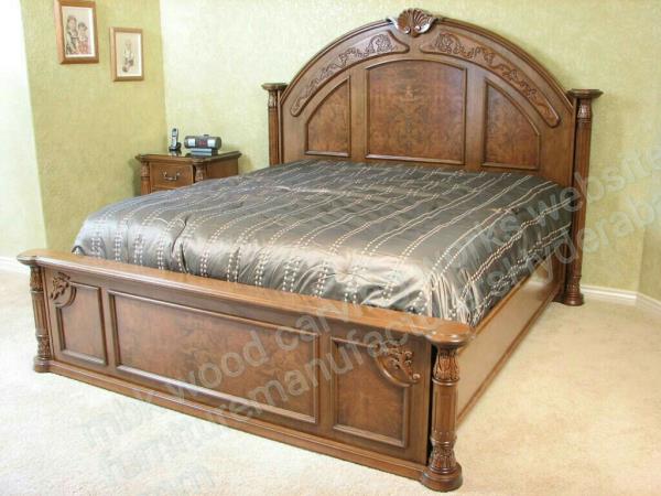 Nice design king size double bed with side Box 2 no with storage material wood and plywood best plywood best quality teak wood full color wood size 7