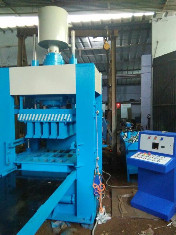 Fly ash brick making machine is our major product. We are devoted to offering maximum satisfaction to customers by fabricating machines indigenously, so that these can help you in augmenting your productivity and profitability.  We manufacture the product with admirable quality products and using cutting edge technology. Our fly ash block making machine available in three models as ABE12 , ABE 15,ABE 18. We are providing machines from the capacity of 2200 per hour to 3250 per Hour and which supports 110 tons. Pan Mixer capacity is 500 to 700 Kilograms with Oil capacity of 500 litre.