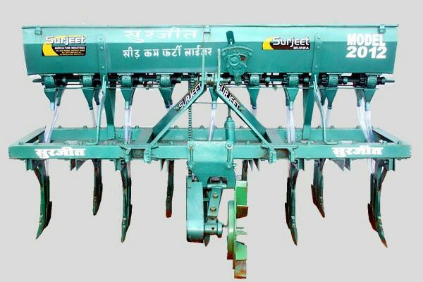 Used in the seedling of paddy, wheat, corn, soybean and gram.Seed and fertilizer can be inserted in the soil at the same time using surjeet seed cum fertilizer drill.Sequential seedling and managing the distance between consecutive seeds can be done easily with surjeet seed cum fertilizer drill.
