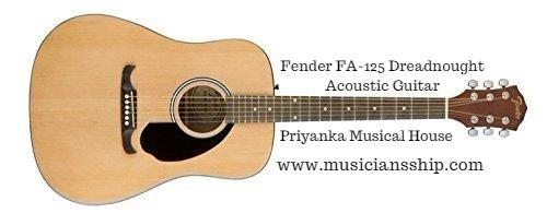 Fender Acoustic Guitar, Steel-string Guitar Type: Dreadnought Top: Spruce, laminated Back and sides: Mahogany, laminated Neck: NATO Fretboard and bridge: Rosewood (Dalbergia latifolia) 20 Frets Nut width: 42.95 thomann mm Scale: 643 mm Ex-factory stringing: Fender Duar-Tone 880L .012 - .052 (Article Nr: 254209) Colour: Natural high gloss Body Material: Laminated Spruce Top with Laminated Mahogany Back and Sides Body Shape: Dreadnought Bridge: Rosewood Fingerboard Material: Rosewood Strings: Fender® Dura-Tone® 880L (.012-.052 Gauge)