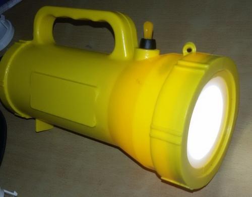 Solar LED Torch ManufacturersSolar LED Torch are made from high quality material and advanced features which is useful to all types of forces, Industries, Security Agencies, Professional, Forest Dept., Agricultural Department, Hill Camping and all Remote Hill & Safari areas. These lights are ideal for their use at construction sites, industrial establishments and various other sectors. This Solar Army Search Light is sourced from authentic vendors and is appreciated for reliable operations, durability and trouble-free functioning.Key Features:• Safe, efficient and reliable• Affordable• Easy to install• Solder Belt for easy handling• High reflective Acrylic • Maintenance - Free• No fumes or No smoke• Maximum light coverage• Aesthetically designed portable light• A/c charging – optionalKAVITA SOLAR offers a wide range of Solar LED Torch with standard and custom built versions.General Specifications and Features:Housing material : ABSColor : Yellow, Red, Green, BlueSPV Module : 3/5W High efficiency silicon cell based SPV moduleBattery : SMF Battery (4V-4.5Ah)Led : 1.5WProvisions:On-Off SwitchLED indications :Battery charging in processProtections :Battery/Solar Reverse polarityElectrical Specification:Technical Specification of Solar LED Torch:Model - led torchRange - 500 meterPower - 2.0 watt.Operation time - 10hrs.Format - Spot LightWeight - .700gms.Solar Module - 4V-3/5Watt.Battery - 4V-4.5Ah