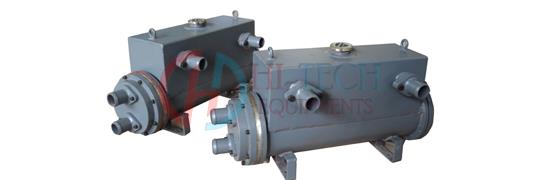 This high quality of marine heat exchanger has copper-nickel tubes and end caps to resist corrosion and marine growth. Only the closed circulation coolant contacts the aluminum alloy body. This is a great unit to replace your old, rusted, leaking or clogged heat exchanger or for use in a new installation. A marine heat exchanger consists of a set of corrugated metal plates, rubber gaskets and frame.Is the most common way to cool a boat's engine, using the lake, river or ocean water in which the boat floats. Since this water may be corrosive, the engine may be cooled by a sealed mixture of distilled water and antifreeze
