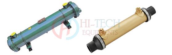 We manufacture and supply optimum quality oil coolers for applications in engine oil cooling, transmission oil cooling and power steering oil cooling process.Oil cooled heat exchangers are water shortage and increasing costs, together with more recent concerns about water pollution and cooling tower plumes, have greatly reduced industry's use of water cooled heat exchangers. Consequently, when further heat integration within the plant is not possible, oil cooled heat exchangers are now usual to reject heat directly to the atmosphere, and a large proportion of the process cooling in refineries and chemical plants takes place in Oil Cooled Heat Exchangers . Oil cooled equipment can be a more simple solution against water cooled because in water cooled systems typically there is also a need for more pumps, piping, central chillers or cooling towers increasing the operating cost and maintenance of the system