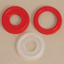 We manufacture Tri-Clover Gaskets in :100% Pure Food grade Silicone Rubber.Conforms to FDA 21 CFR.177.2600 & USP Class VI RequirementsSilicone Tri-Clamp Gaskets are available with collar for better‘ grip and also without collar.Available in Red, White, Black & Transparent colours.Available in Platinum Cured Silicone Rubber.Available in Viton, Silicone, Neoprene, EPDM Rubber and PTFE .