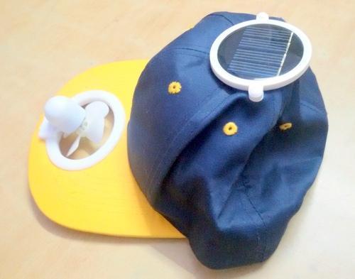 Solar Cap manufacturersWe offer our clients an innovative Solar Cooling Caps that is perfectly designed. It runs on solar powerFeatures:Uniquely crafted caps, which have fans that work when exposed to sunlightIdeal for Indian conditionsAlso introducing caps with built in FM radios