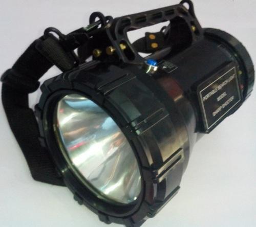 Eco Solar Army Search Light Solar  Search Lights are made from high quality material and advanced features which is useful to all types of forces, Industries, Security Agencies, Professional, Forest Dept., Agricultural Department, Hill Camping and all Remote Hill & Safari areas. These lights are ideal for their use at construction sites, industrial establishments and various other sectors. This Solar Army Search Light is sourced from authentic vendors and is appreciated for reliable operations, durability and trouble-free functioning.Key Features:• Safe, efficient and reliable• Affordable• Easy to install• Solder Belt for easy handling• High reflective Acrylic • Maintenance - Free• No fumes or No smoke• Maximum light coverage• Aesthetically designed portable light• A/c charging – optionalKAVITA SOLAR offers a wide range of Solar Army search light with standard and custom built versions.General Specifications and Features:Housing material : ABSColor : BlackRefractive Glass : Toughened GlassSPV Module : 10/12W High efficiency silicon cell based SPV moduleBattery :12V-7Ah @ C-20 SMF lead acid battery of Absorbed Electrolyte typeBulb :12V-55W. (Halogen Bulb)Technical Specification of Solar Army Search Light:Model - Ranger Range - 1000 meterPower - 55 watt.Operation time - 60 min.Format - Spot LightOutput - 9,80,000 cpWeight - 4 Kg.Solar Module - 12V 10 Watt. Provisions:On-Off SwitchFuseDimming of LightFlashing of lightLED indications :Battery charging in processBattery Charged (Charging disconnect)Battery deep discharge (Load disconnect)Fuse BlownSolder free installationProtections :Battery over chargeBattery deep dischargeBattery/Solar Reverse polarityElectrical Specification:For Solar Army search light Charge ControllerLoad disconnect battery voltage 11 ± 0.2 volts or as requiredLoad reconnect battery voltage 12.5 ± 0.2 volts or as requiredConstant Charging Voltage 14.4 ± 0.2 volts or as requiredIdle current consumption Less than 5maYes! I am Interested
