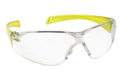 Product Details:BSH Executive Safety Goggles With Hard CoatingCode : BSH V30 HCBrand : BSHFrame Colour : Yellow / WhiteLenses Material	PCCertificate : EN 166Lens : Clear Inner Packing : 20 PCS