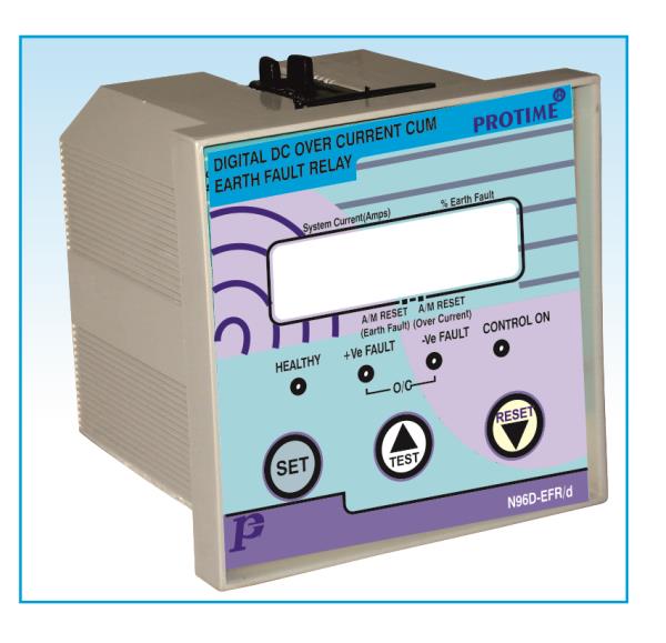 DC Over Current cum Earth fault Relay