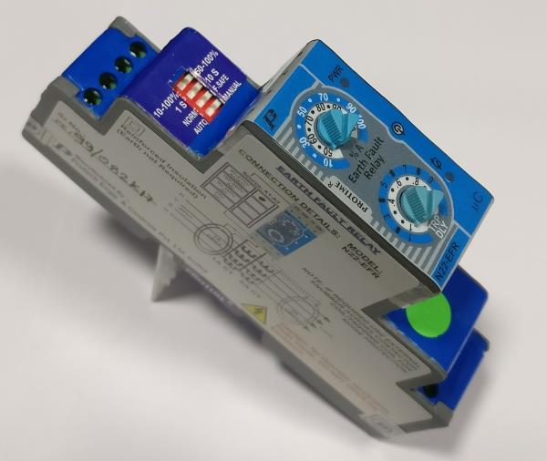 Protime's N22 series Earth fault relays monitors the current flowing through the Earth circuit through secondary of C. T which is in the earth path or all phase CT’s are connected parallel and connected to relay signal input. If Neutral is also available in circuit, a neutral CT also connected parallel. When current signal goes out of the range selected on the dial , the relay status will change . The relays are provided with time delays . For earth fault protection of alternator the C. T. Is connected between Alternator neutral & ground. The N22 relay has two selectable setting range for tripping. Also relay has wide auxiliary power supply range from 90 to 270V AC/DC. For more technical data please refer BROCHURE section (DS N22-EFR)