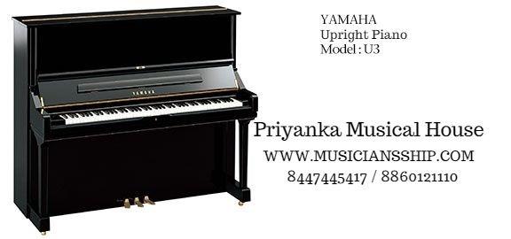 Made in Japan! The Yamaha U3 is a world renoned iconic upright model that has long been a leading choice for educational institutions, professional musicians and discriminating home pianists. A perennial favorite among discerning pianists, the Yamaha U3 offers an expansive soundboard and acoustic chamber give the 131cm U3 extended power and projection, with the peerless tonal and expressive control of the legendary Yamaha action. Yamaha U Series upright pianos have long been a leading choice for educational institutions, professional musicians and discriminating home pianists. Now, thanks to comprehensive redesign, these world-standard instruments are better than ever, with numerous advances in materials and construction. Refined scale designs and components improve tonal performance, while other modifications enhance strength and durability. Extra-wide music desks provide plenty of room for sheet music. And the top-of-the-line sets extraordinary standards of elegance and excellence, incorporating concepts adapted from Yamaha grand pianos. Advanced Scale DesignRefinements in all elements of sound production have given today's U series a richer , more resonant voice with evenly balanced timbre across the entire keyboard. Soundboard and FrameSpecial lib configurations add strength to the soundboard, while back post and other advances further enhance rigidity, resonance and structural stability. Redesigned HammersU Series hammers use materials specifically selected for each model to provide optimum tone production, response and long-term durability. Soft-Close FallboardA damping mechanism, formerly used only in grand pianos, prevents the fallboard from dropping abruptly onto the keyboard, guarding against accidental injury or damage. Soft-Close Fallboard Size/Weight- Width 153cm- Height 131cm- Depth 63cm- Weight Weight 235kg
