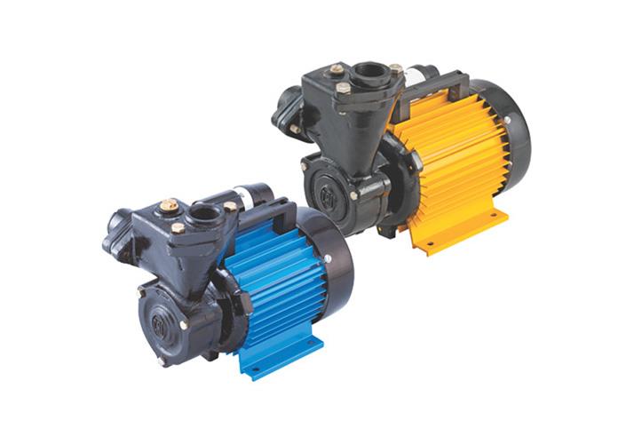 C.R.I. Regenerative monoset pump's volute chamber and impellers are designed to give the best possible hydraulic efficiency and suction lift characteristics. Sealing is by means of a bellows mechanical seal made of carbon and ceramic is fitted over the shaft, which is ground to close tolerance. These pumps are power-driven by a totally enclosed fan cooled A.C. induction two-Pole motor, suitable for continuous duty. Motor stator is made of low watt loss silicon steel laminations assembled under pressure and rigidly locked in the frame. Dynamically balanced rotor ensures vibration free and noise free operations and increase the life of the bearings and seal.
