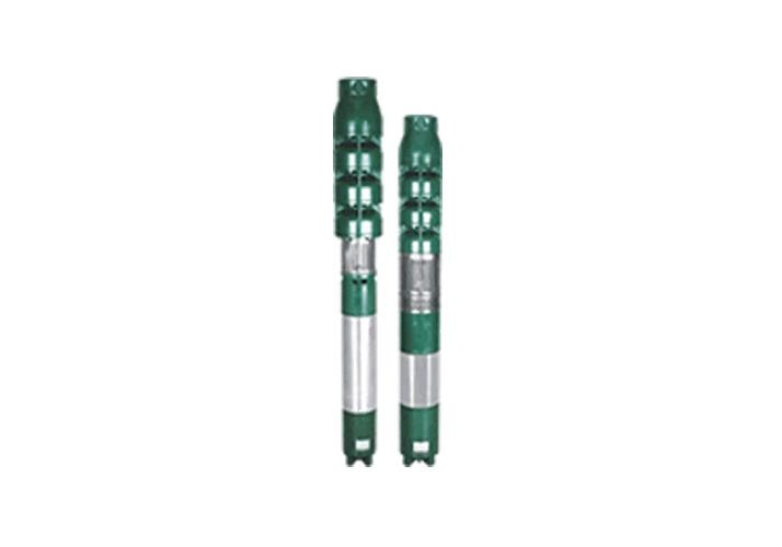 C.R.I. 150 mm (6”) Borewell Submersible pumpsets are built with different materials of construction together with extremely hardwearing bushes which makes this pumpsets highly durable. Radial flow submersible pumpsets are supplied with stainless steel impellers and stage casings and mixed flow pumpsets are supplied with LTB-2 and casted steel impellers to give better performance and longer life. The optimal design of impellers and diffusers offers best possible hydraulic efficiency. These pumpsets are powered by a water filled, rewindable submersible motor suitable for continuous duty.SPECIFICATIONSPower range	1.1kW – 26 kW (1.5HP – 35HP)Speed	2900 RPMVersion	200 – 240V, Single Phase, 380 – 415V, Three Phase, 50 Hz, A.C. SupplyMaximum total head	503 mMaximum flow rate	22.2 lps (80 m /h)Nominal outlet size in inches	50, 65, 80 & 100Degree of Protection	IP 58.Maximum outer diameter in mm	143 & 145Direction of Rotation	Clockwise from driving end.Thrust Load	1500 lbs. 1.1kW to 4.5kW, 3500 lbs. 5.5 kW to 15kW, 6000 lbs.18kW to 26 kWMinimum cooling flow along the motor	0.15 m/secType of duty	S1 (Continuous)Method of starting	Single Phase, Capacitor Start and Capacitor run (CSCR), Three Phase, DOL upto 5.5 kW, SD upto 26 kW.Maximum starts per hour	12 times