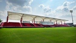 Approx. Price: Rs 350 / Square FeetProduct Details:Minimum Order Quantity 200 Square FeetBuilt Type Modular, Panel Build, PrefabFeature Easily Assembled, Eco FriendlyMaterial PVC, FRP, FilmUse StadiumWe are one of the prevailing providers of Stadium tensile structure in the market.