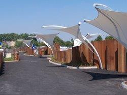 Approx. Price: Rs 280 / Square FeetProduct Details:Minimum Order Quantity 200 Square FeetBuilt Type Modular, PrefabFeature Easily Assembled, Eco FriendlyMaterial PVC, FRPUse House, ShopRS Tensile Pvt Ltd provides you the best range of Tensile Structure, Landscape Tensile Membrane Structure, Roofing Tensile Membrane Structure, Tensile Membrane Structure with effective & timely delivery.