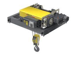 Wire rope hoists are light weight yet are rugged in construction. The wire rope hoists comprised of steel rope drum that is machined accurately with grooves for supporting wire rope. The rope drum is connected to motor through totally enclosed oil lubricated spur / helical gearbox. Fail safe electromagnetic brake provided on the input side of drive to prevent accidental lowering of load in the event of power failure.Steel wire rope with fiber core is supplied as a standard design. Stainless steel wire rope with Stainless steel sheave and bush bearings are supplied for corrosive atmosphere as per customer’s requirement.