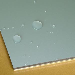 MAGIKBOND Nano-PVDF aluminium composite panel is self cleaning & anti graffiti. It is composed of a polyethylene core sandwiched between two 0.5mm aluminum skins. It comes with hydrophobic and lipophobic surface, the Nano-PVDF ACP features good water and dirt resistance. The protected object stays clean much longer and can be easily cleaned with pure water. The LOTUS EFFECT is the most special characteristic of it. The lotus leaf will never get polluted by dirt which come through from silt. The same as lotus leaves, MAGIKBOND ACP has high water repellency and the dirt on its surface can be easily cleaned away by a heavy rain. Why MAGIKBOND Nano PVDF composite panel? MAGIKBOND consist of a patent for Nano-PVDF panel which has the following advantages. Excellent easy-cleaning. Pollution Resistance Oil resistance Good Friction Resistance Strong Acid & Alkali Resistance Outstanding weather resistanceAdvantages & Applications As above mentioned characteristics, the Nano-PVDF aluminium composite panel is ideal for wall decoration and protection for office buildings, shopping centers, industrial buildings, airports, hotels, bus centers, hospitals, schools, supermarkets, and residential buildings, to name a few.