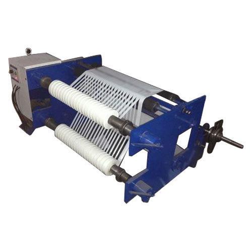 Our offered product TEFLON TAPE SLITTING REWINDING MACHINE is highly demanded product of the market. This machine is developed and designed by our high qualified and well experienced Team of Engineers. They work under highly advance workshop equipped with all accessory machinery and instruments so they are able to make all possible tests and finally can offer a good quality to the customer. They always make sure to use a premium quality of raw material. Offered price range is starting range, it can be vary as per the quality and size.Details :- Condition : new.Material : Metal.Use : Industry