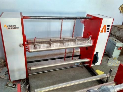 Our offered product CENTER SHAFT SLITTING REWINDER MACHINE is highly demanded in the market for its smooth working and durability. This machine is developed under high tech workshop equipped with advanced technologies machinery. Our well experienced team develop this machine using premium quality of raw material. After manufacturer we so all necessary tests to make sure about the quality we deliver to our esteemed customers.We follow all the standards and rules set by the industry. Over all we offer this product at very competitive price.Features :-Brand : AccuratePower Consumption : 5 HPProduction Capacity : 150 MPM.
