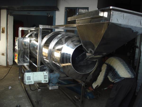 This is the rotary roasterfor roasting vermicelli..