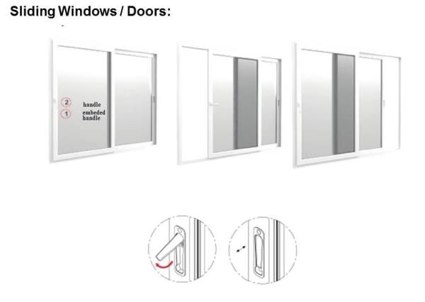 uPVC sliding windows are best suited for your home, apartments, villas and offices now available in a wide range of sizes at affordable price.Easier and faster to operate, they are great for air circulation and panoramic views.Pricing per Sft is mentioned below: