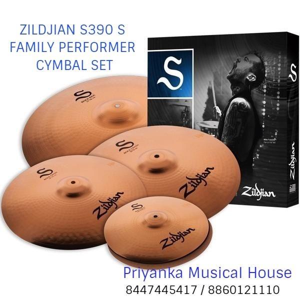 Zildjian S390 S Family Performer the perfect pack of cymbals in the S Family Performer Set, giving you everything you need to enhance your sound. It’s all ready for you in one pack. Zildjian has crafted the perfect pack of cymbals in the S Family Performer Set, giving you everything you need to enhance your sound. It’s all ready for you in one pack. S Performer Cymbal Set - includes: , 14