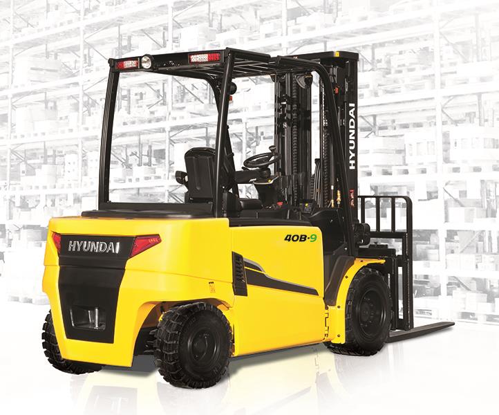 40B-9 FORKLIFT  HYUNDAI ELECTRIC COUNTERBALANCE FORKLIFT TRUCKS 